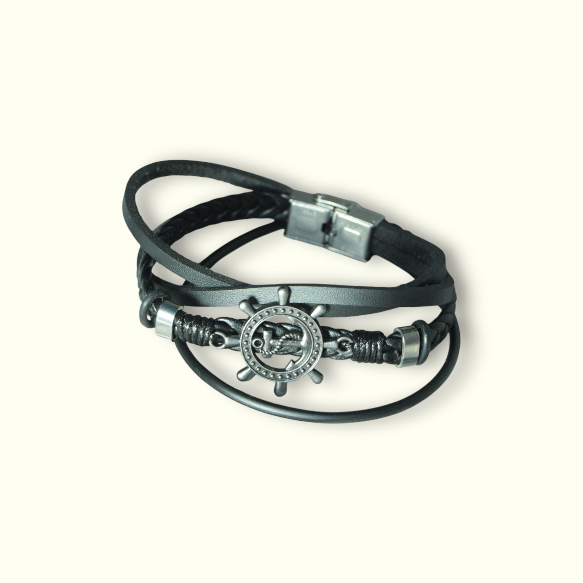 CrossEdge Modern Men’s Stainless Steel Bracelet – Strong & Stylish