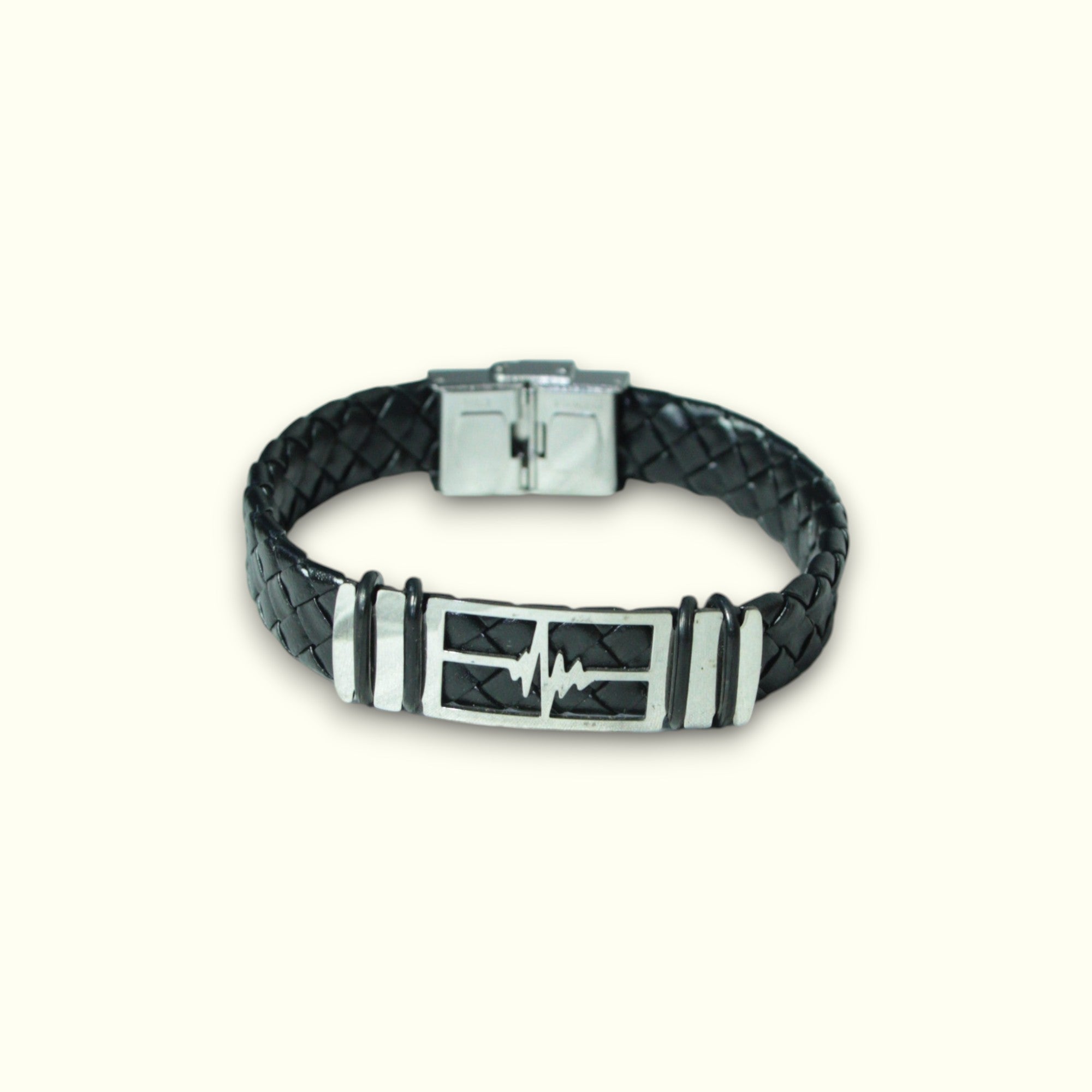 CrossEdge Signature Men’s Bracelet – Bold Steel Craftsmanship