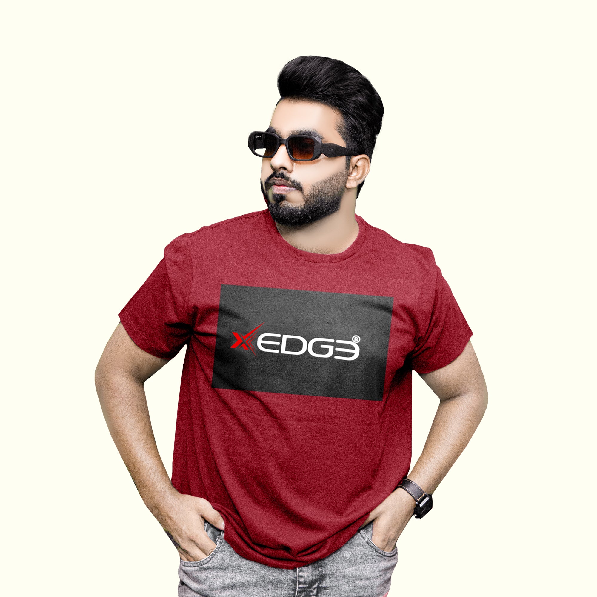 Cross Edge premium men's  T-Shirt