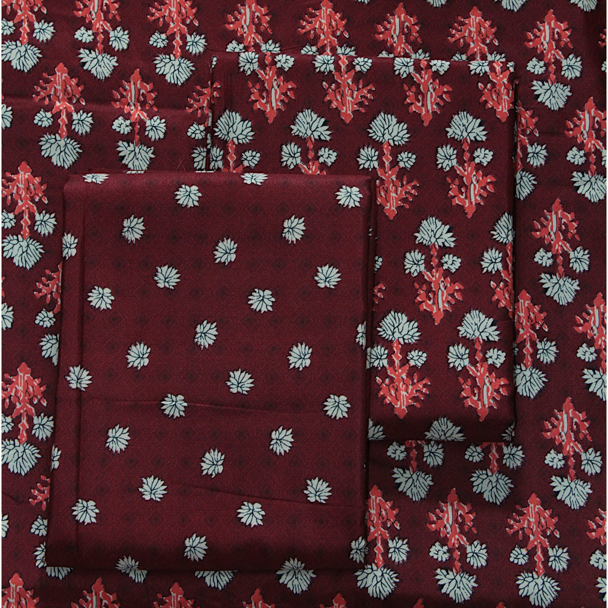 FLORAL PRINTED 2PC D-1043